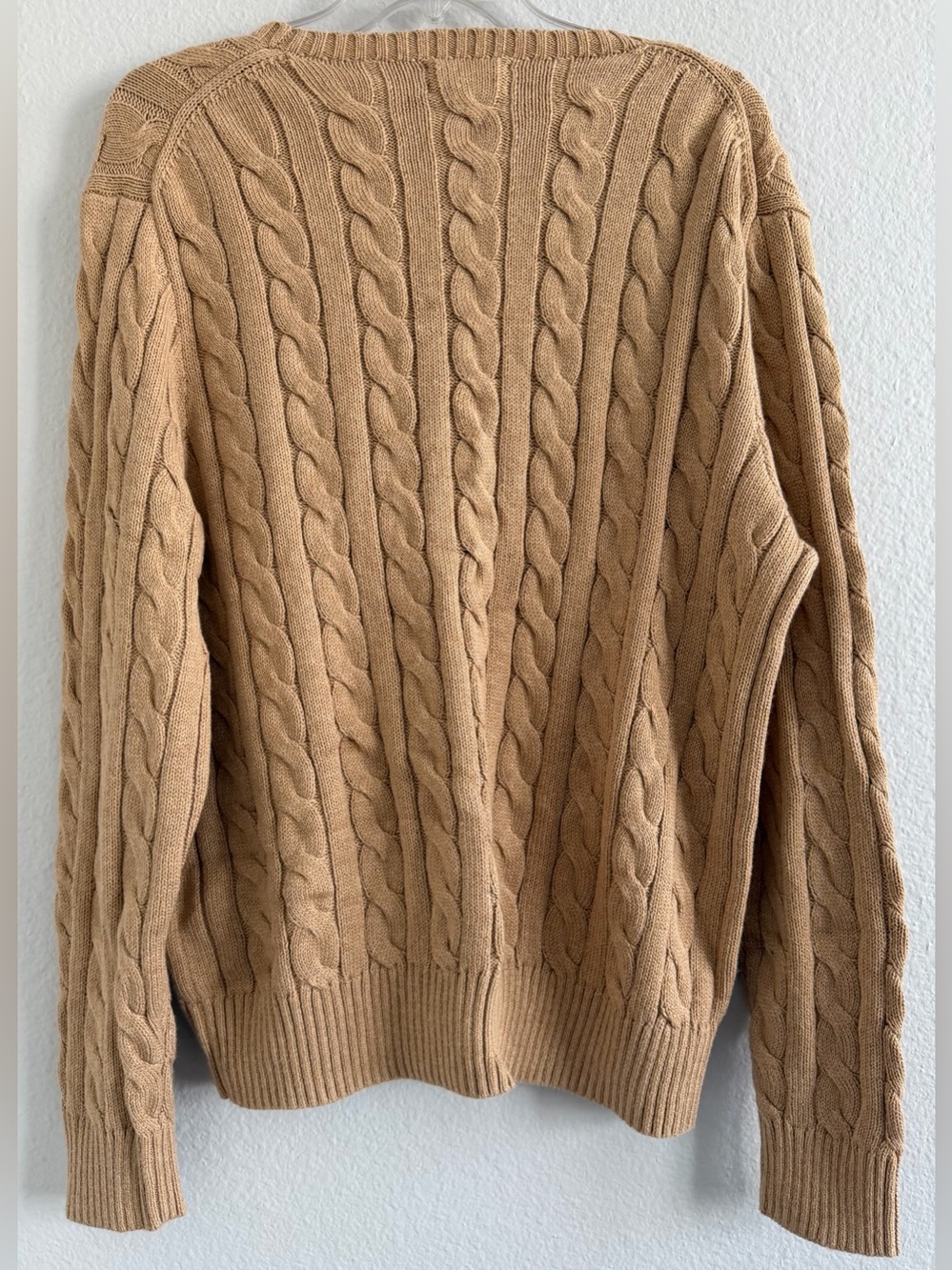 Polo Ralph Lauren Cable Knit Cotton Crewneck Sweater - Picture 6 of 9